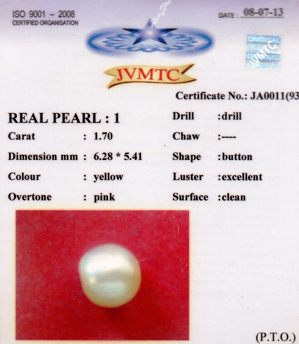 Buy certified natural pearl (moti) gems /gemstones at best & wholesale price  –ratna bhandar