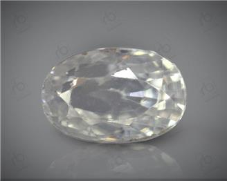 Natural White Zircon 3.71 carats (DIN 90217 )