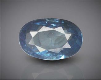 Natural Blue Zircon Certified 6.34CTS-104076