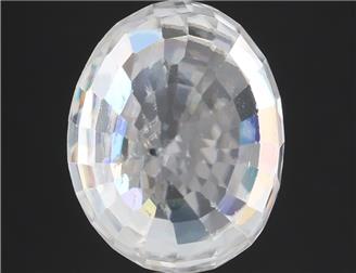 Natural White Zircon 6.98CTS-124954