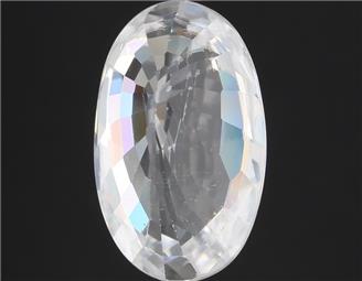 Natural White Zircon 5.38CTS-125033