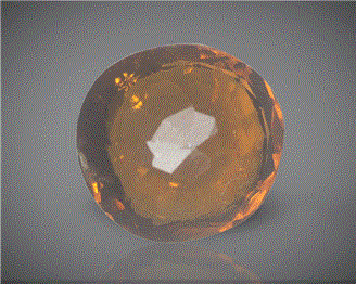 Natural Hessonite Garnet Certified (AS) 6.4CTS-108006