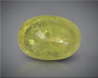 Natural Heated and Treated Yellow Sapphire Certified 4.49 cts ( 50169 )