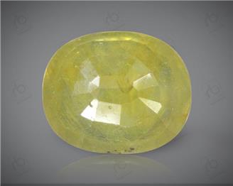 Natural Heated and Treated Yellow Sapphire Certified  4.69 carats -1716