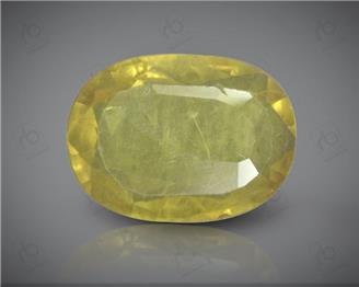 Natural Heated & Treated Yellow Sapphire Certified 1.56 CTS (DIN 86203 )