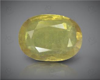 Natural Heated & Treated Yellow Sapphire Certified 1.56 CTS (DIN 86203 )