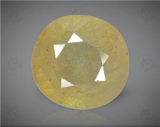 Natural Heated & Treated Yellow Sapphire Certified 4.07 (CTS) ( 88623 ) (D)