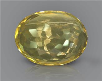 Yellow Citrine Natural Certified 5.29 CTS... ( 86406 ) (D)