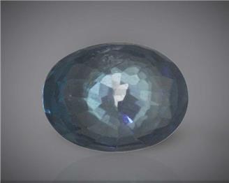 Natural Blue Zircon Certified 5.25CTS-104148