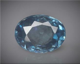 Natural Blue Zircon Certified 5.25CTS-104148