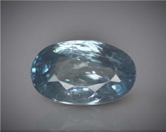 Natural Blue Zircon Certified 6.31CTS-104143