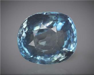 Natural Blue Zircon Certified 6.61CTS-104119