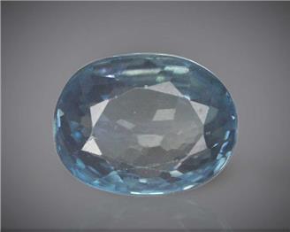 Natural Blue Zircon Certified 6.98CTS-104113
