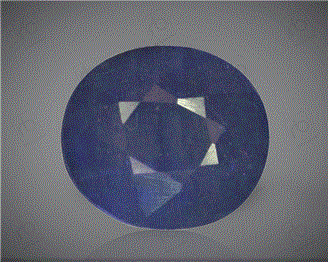 Blue Sapphire Heated & Treated Certified 4.24 Cts ( 25829 )