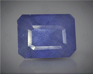 Blue Sapphire Heated & Treated Certified 5.18 Cts ( 25843 )