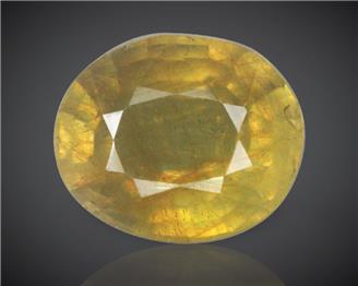 Natural Yellow Sapphire (B) Certified 11.12CTS-93786