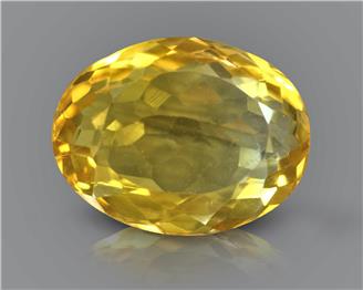 Yellow Citrine Natural Certified 5.67 CTS... ( 86417 ) (D)