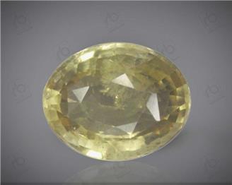 Natural Yellow  Sapphire Certified  3.94CTS-37483