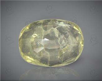 Natural Yellow Sapphire Certified  2.58 cts 75565