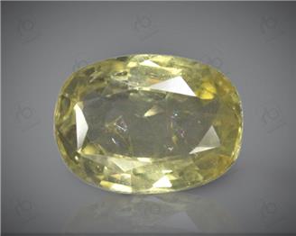 Natural Yellow Sapphire Certified  2.58 cts 75565