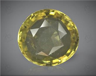 Natural Yellow Sapphire Certified  2.75 cts 75572