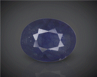Natura Blue Sapphire (H&T) Certified 6.31CTS-94426