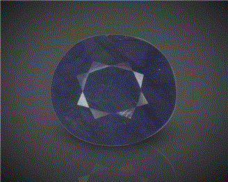 Natura Blue Sapphire (H&T) Certified 7.32CTS-94429