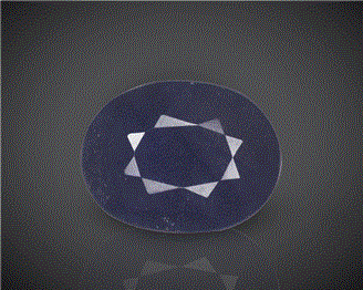 Natura Blue Sapphire (H&T) Certified 7.3CTS-94438