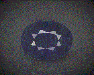 Natura Blue Sapphire (H&T) Certified 6.42CTS-94450