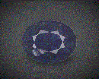 Natura Blue Sapphire (H&T) Certified 4.23CTS-94472