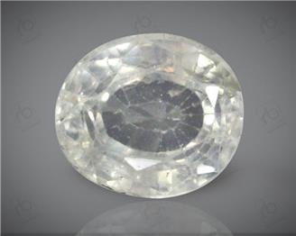 Natural Unheated & Untreated White Sapphire Certified 2.84 cts. ( 4428 )