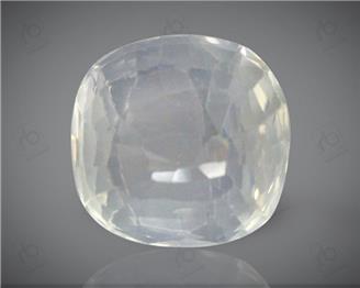 Natural Unheated & Untreated Certified White Sapphire  3.24 cts. ( 4430 )