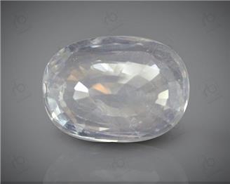 Natural White Sapphire Certified 8.15CTS-12933