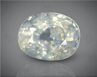 Natural Unheated & Untreated Certified White Sapphire 4.74 cts. ( 63560 )