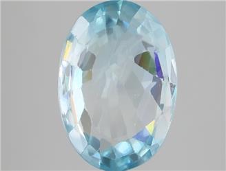 Natural Blue Zircon 4.24CTS-124216