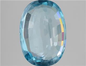 Natural Blue Zircon 3.95CTS-124220