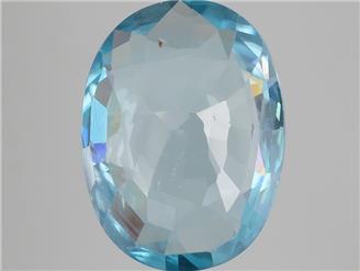 Natural Blue Zircon 4.9CTS-124212