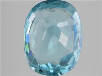 Natural Blue Zircon 4.37CTS-124226