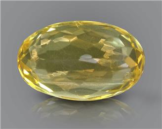 Yellow Citrine Natural Certified 6.41 CTS... ( 86424 ) (D)
