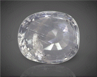 Unheated & Untreated White Sapphire Natural Certified 3.35 cts. ( 6423 )