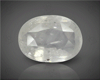 Natural White Sapphire Certified  3.16CTS-11996