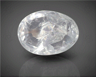 NATURAL UNHEATED UNTREATED WHITE SAPPHIRE (SAFED POKRAJ) 4.14 CRT ( 27220 )