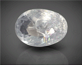 NATURAL UNHEATED UNTREATED WHITE SAPPHIRE (SAFED POKRAJ) 4.14 CRT ( 27220 )
