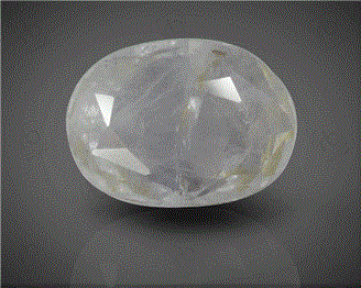 Natural Unheated & Untreated Certified White Sapphire  5.56 CTS. ( 61174 )