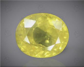 Natural Yellow  Sapphire Certified (AF)  3.37CTS-37452