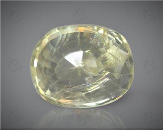Natural Yellow Sapphire Certified  3.12 cts 75562
