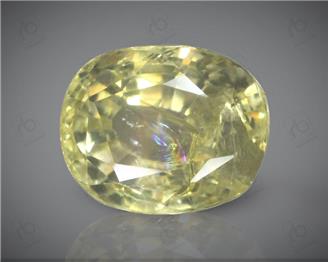 Natural Yellow Sapphire Certified  3.12 cts 75562