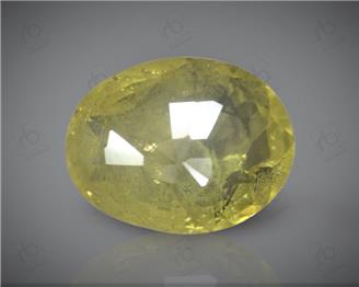 Yellow Sapphire Heated & Treated Natural Certified 3.92 CT. ( 84954 )