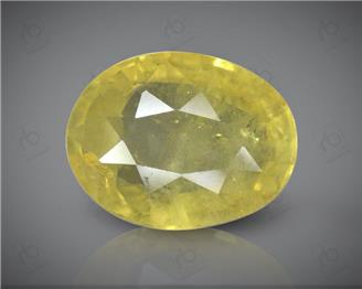 Yellow Sapphire Heated & Treated Natural Certified 3.92 CT. ( 84954 )