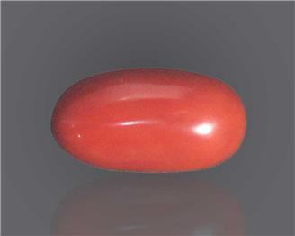 Natural Red Coral Certified  8.3 RTS - 52169